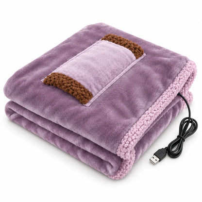 Cozy Shift Heated Desk Blanket