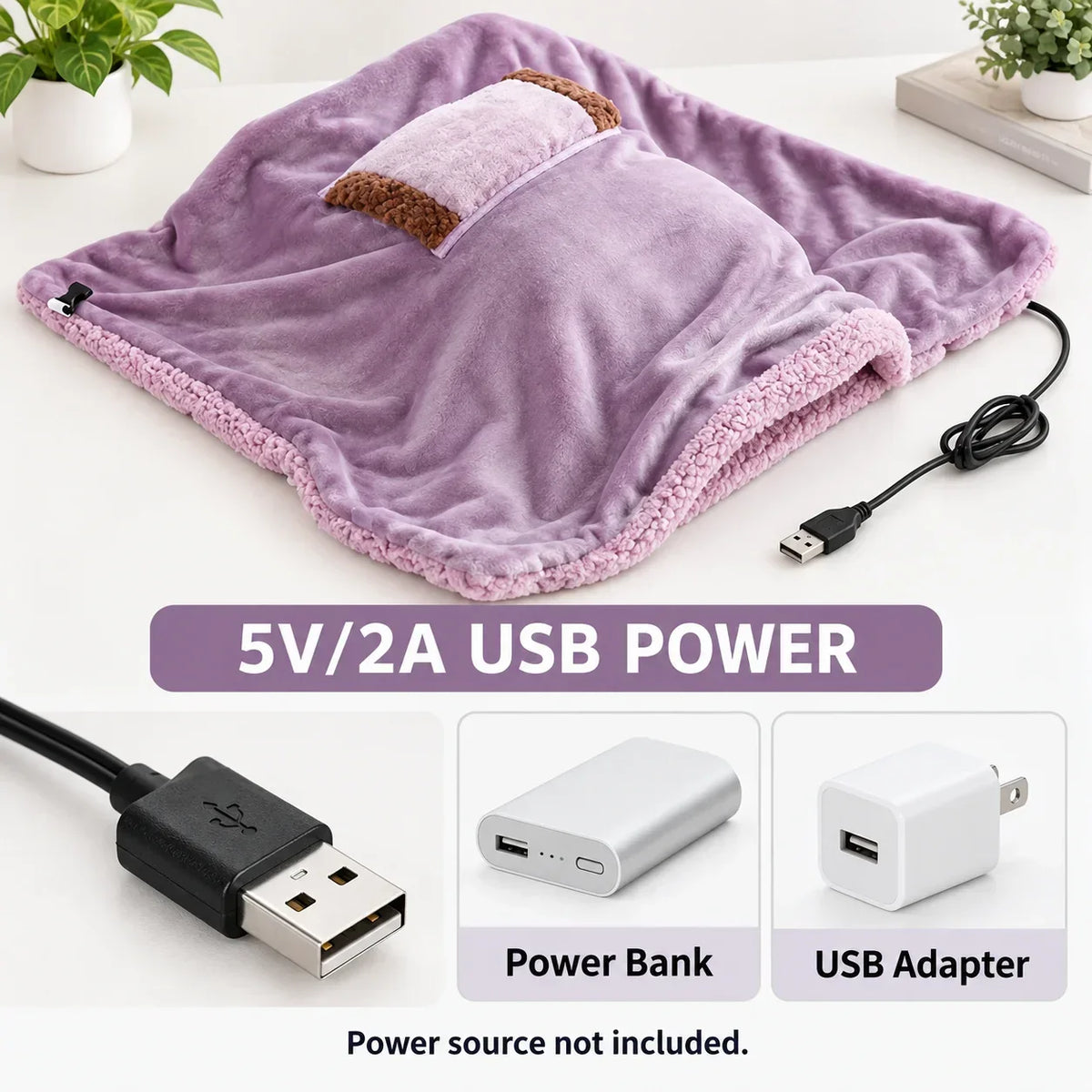 Cozy Shift Heated Desk Blanket