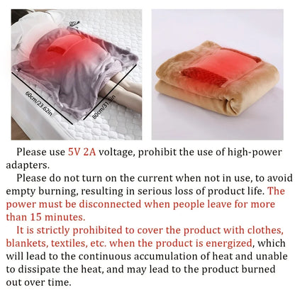 Cozy Shift Heated Desk Blanket